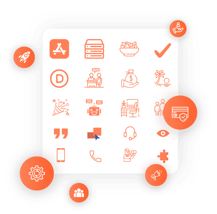 50+ Custom Icons