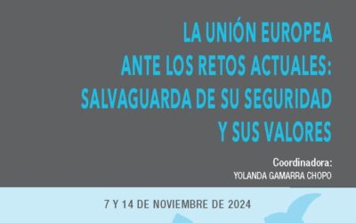 Conferencia “Nuevos retos de la seguridad energética europea: mecanismos de cooperación y solidaridad”. Patio de la Infanta, Zaragoza, 14/11/2024